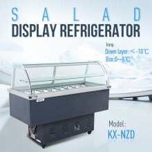 Pantalla superior de ensalada Contador de refrigerador